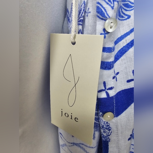 #37. JOIE 100% LINEN button down top NWT - Picture 4 of 6